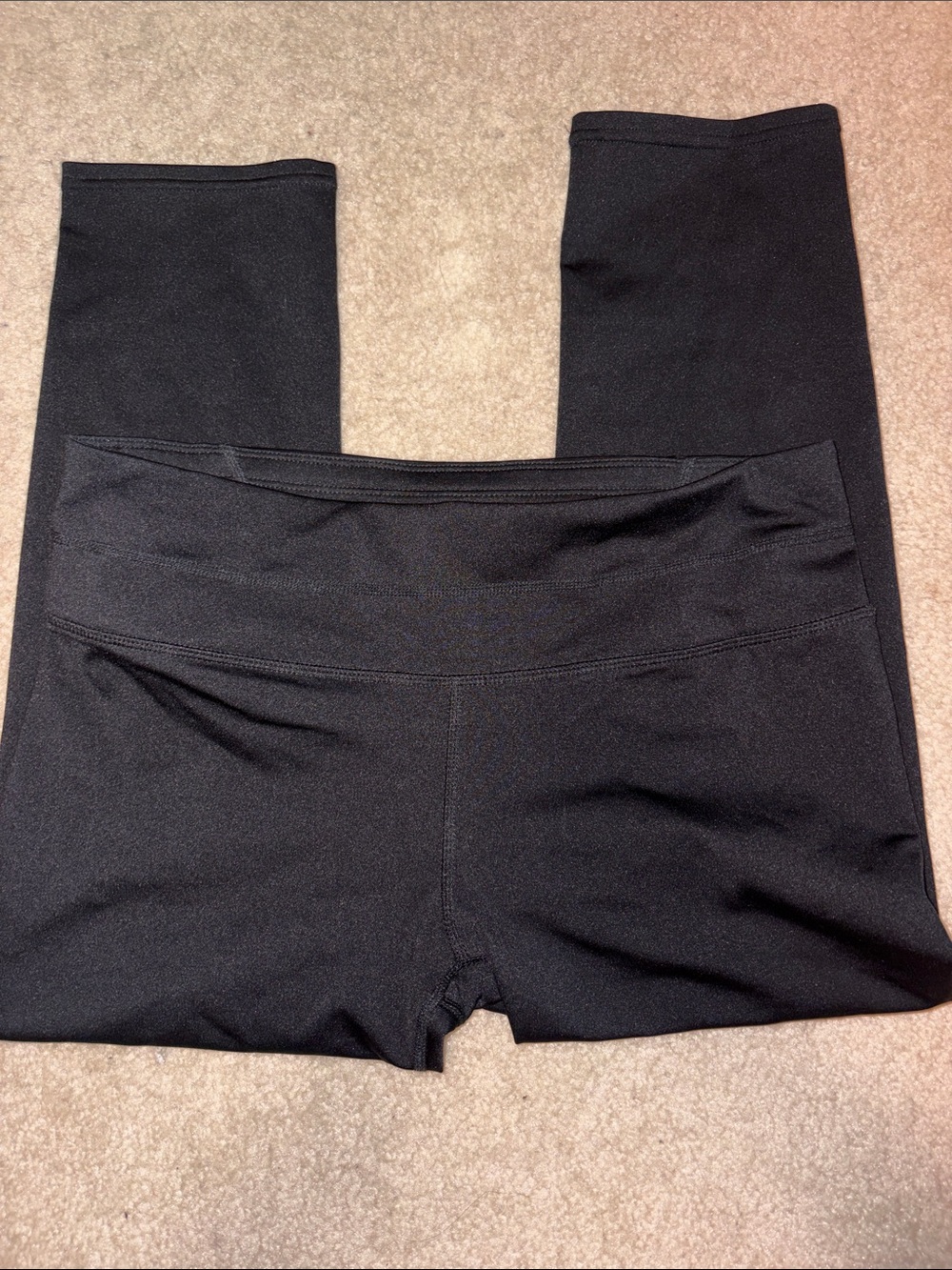 Athleta Women’s Black Performance Leggings Knee Length